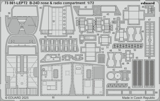 B-24D nose & radio compartment for Airfix