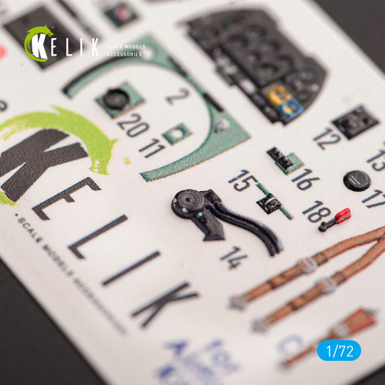 Spitfire F.Mk.22 - interior 3D decals for Airfix kit