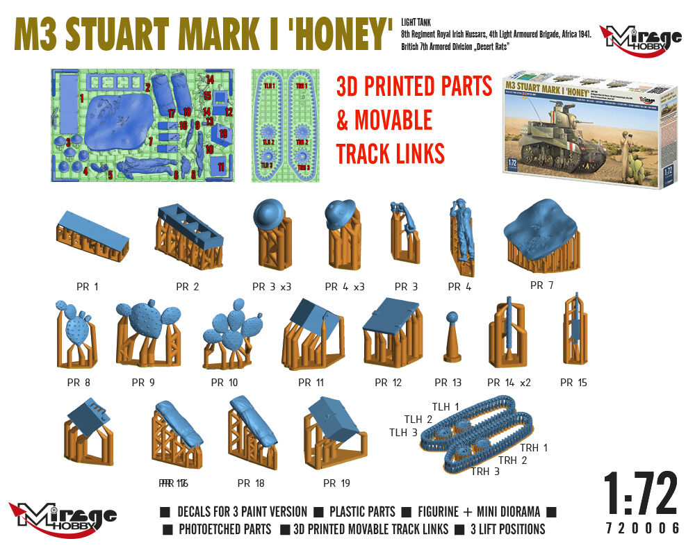 M3 STUART Mk I ´HONEY´ light tank