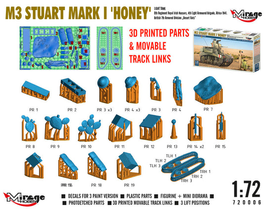 M3 STUART Mk I ´HONEY´ light tank