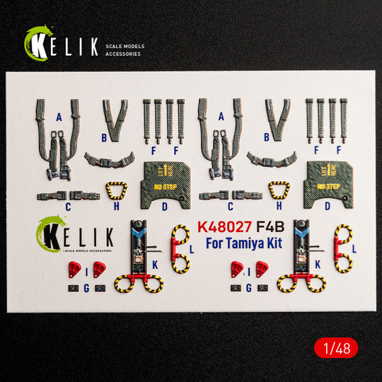 F-4B interior 3D decals for Tamiya kit