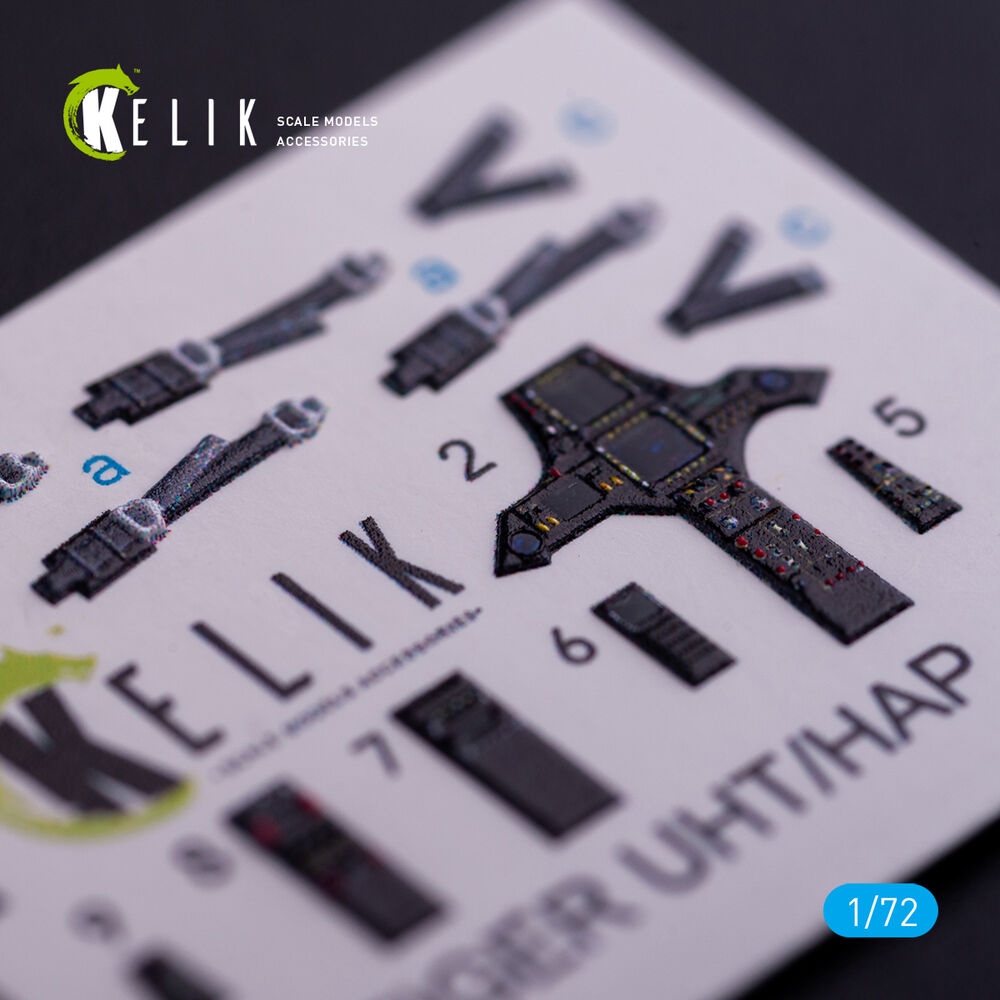 Eurocopter Tiger UHT/HAP interior 3D decals for Revell kit