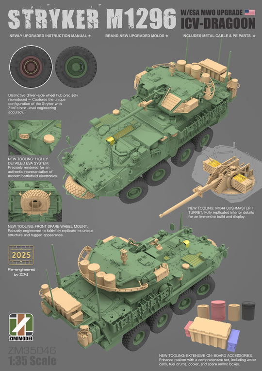Stryker M1296 ICV-Dragoon with ESA MWO Upgrade
