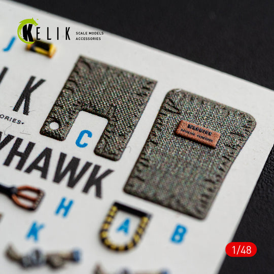 TA-4J SKYHAWK - interior 3D decals for Hasegawa