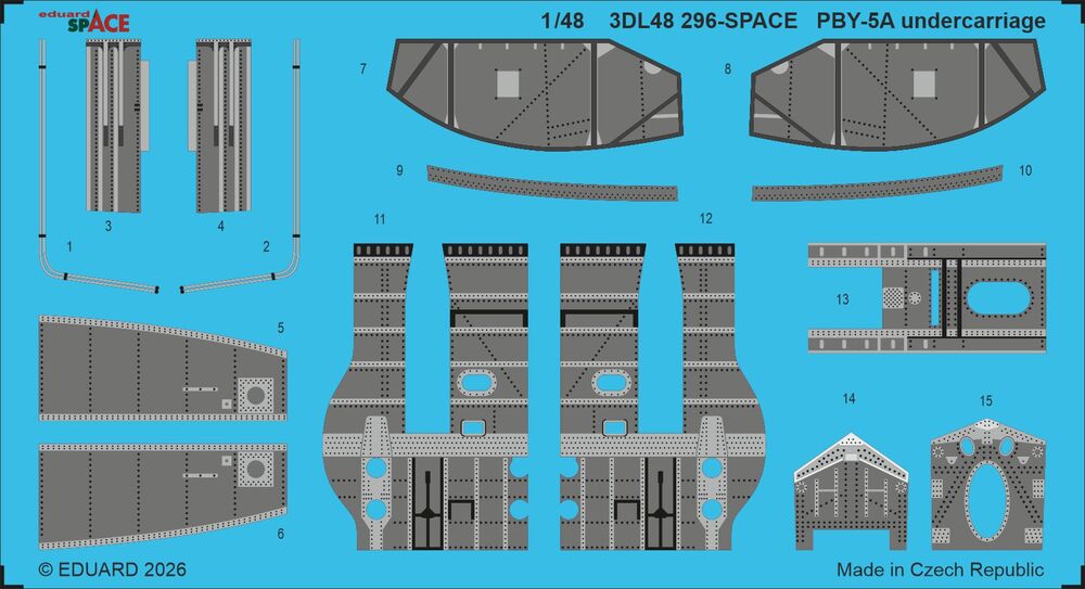 PBY-5A undercarriage SPACE for Eduard / Revell