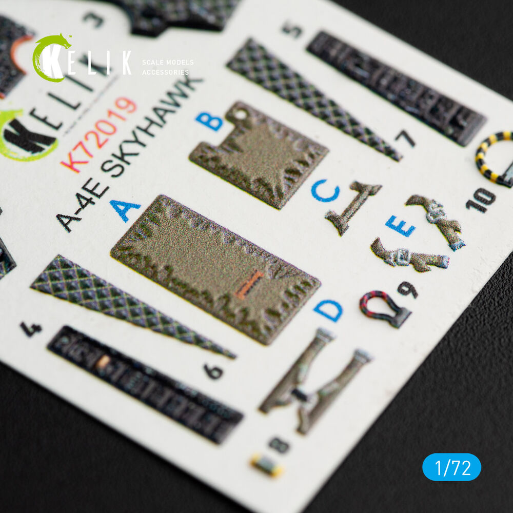 A-4E Skyhawk interior 3D decals for Fujimi/Hobby 2000 kit