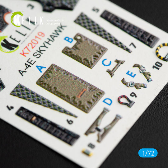 A-4E Skyhawk interior 3D decals for Fujimi/Hobby 2000 kit
