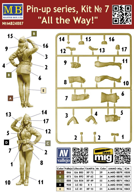 Pin-up series, Kit No.7 All the Way!
