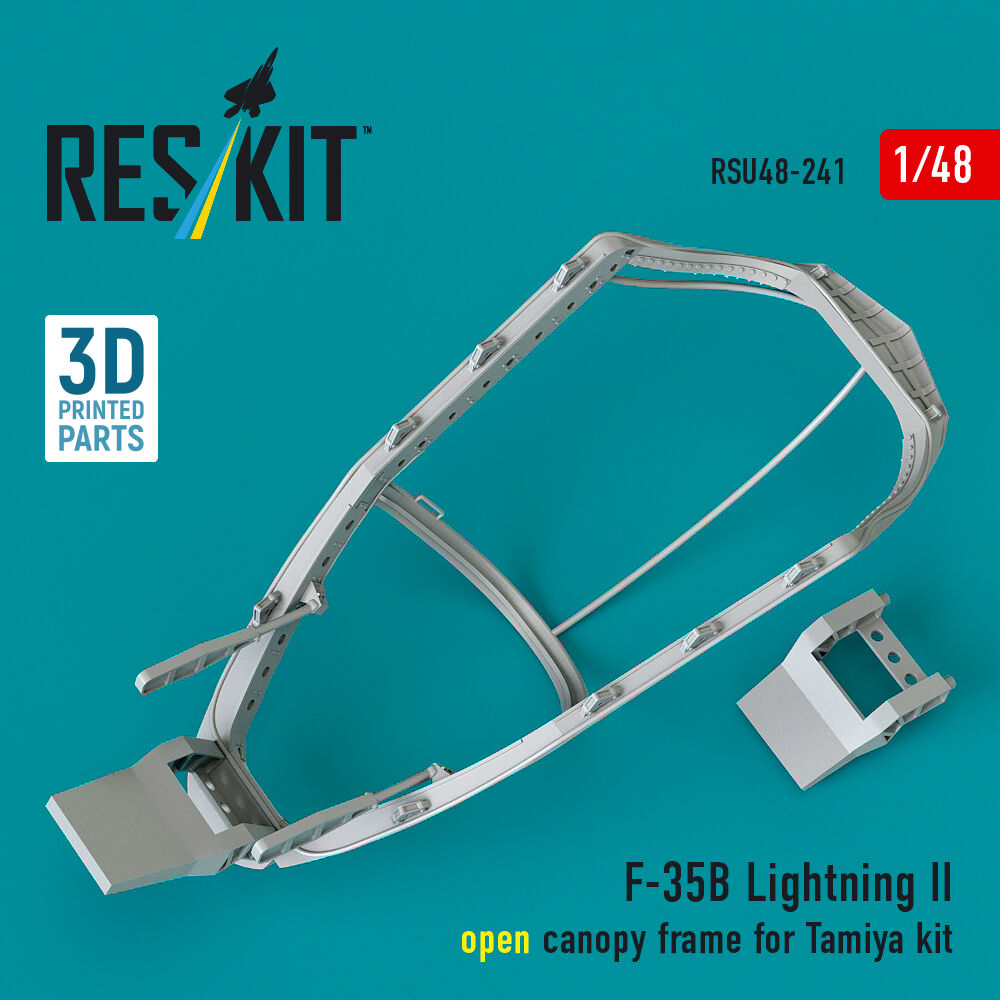 F-35B Lightning II open canopy frame (3D Printed) for Tamiya