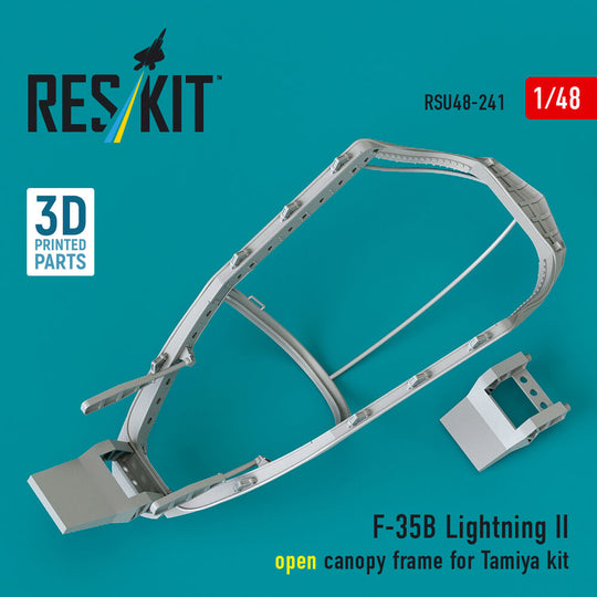 F-35B Lightning II open canopy frame (3D Printed) for Tamiya