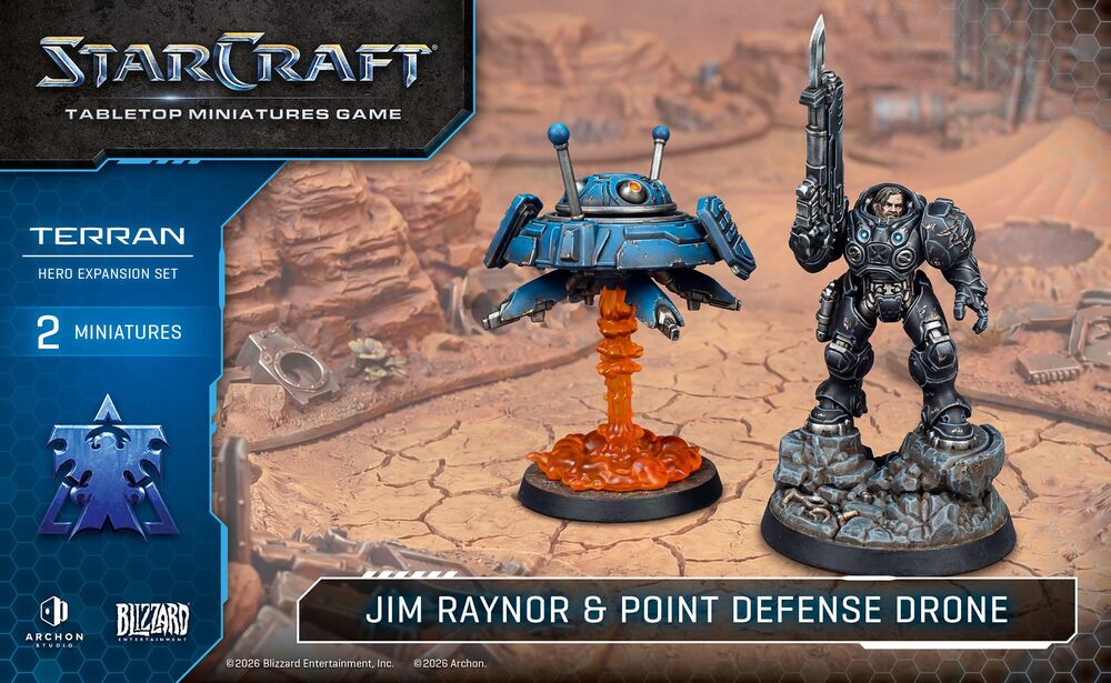 StarCraft Jim Raynor (Raynor's Raiders) - Terran - Hero Expansion Set