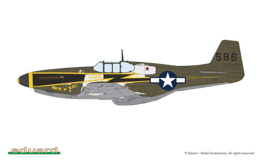 P-51B/C Mustang w/ dorsal fin  EDUARD-PROFIPACK