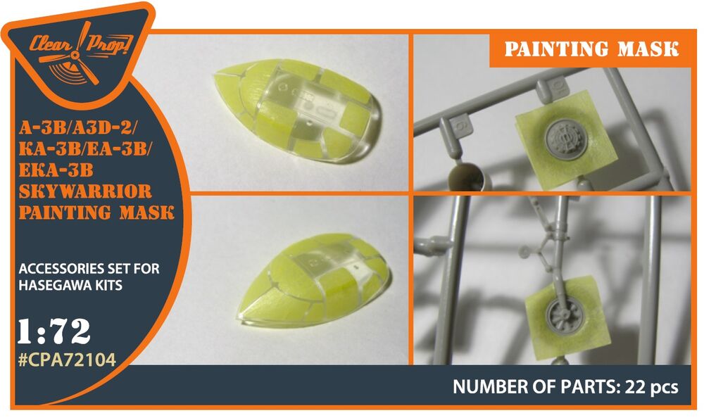 A-3B painting mask for Hasegawa kits