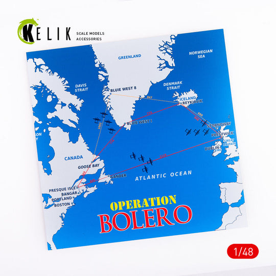 Operation Bolero WWII era - Acrylic 3 mm (240 x 240 mm) (190g) (1/72 - 1/48)