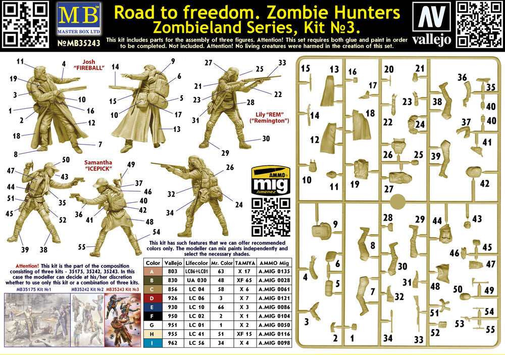 Road to freedom. Zombie Hunters. Zombieland series, Kit No. 3