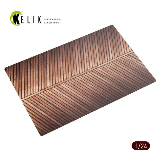 Wooden Bridge (Ostland Bridge 1943) - Base - Acrylic 3 mm (280 x 180 mm) (170 g)