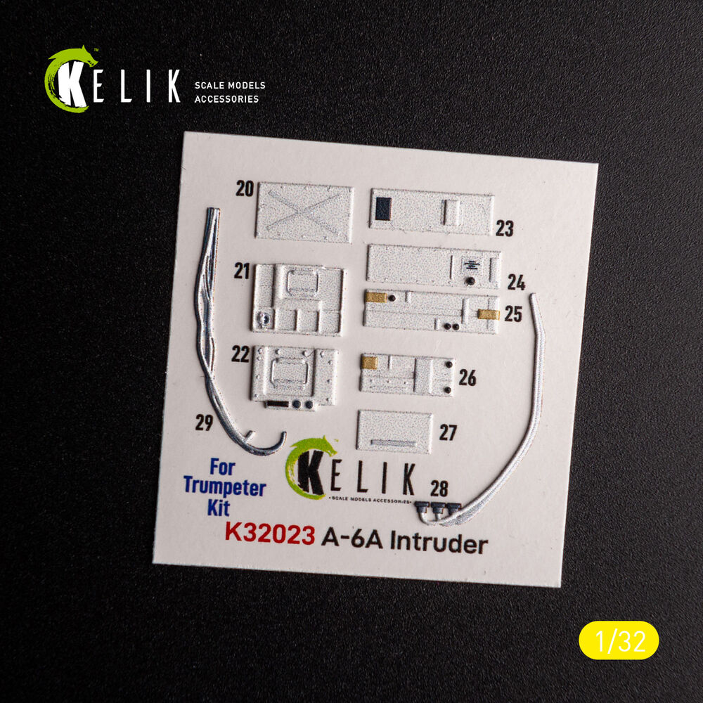 A-6A Intruder - interior 3D decals for Trumpeter kit