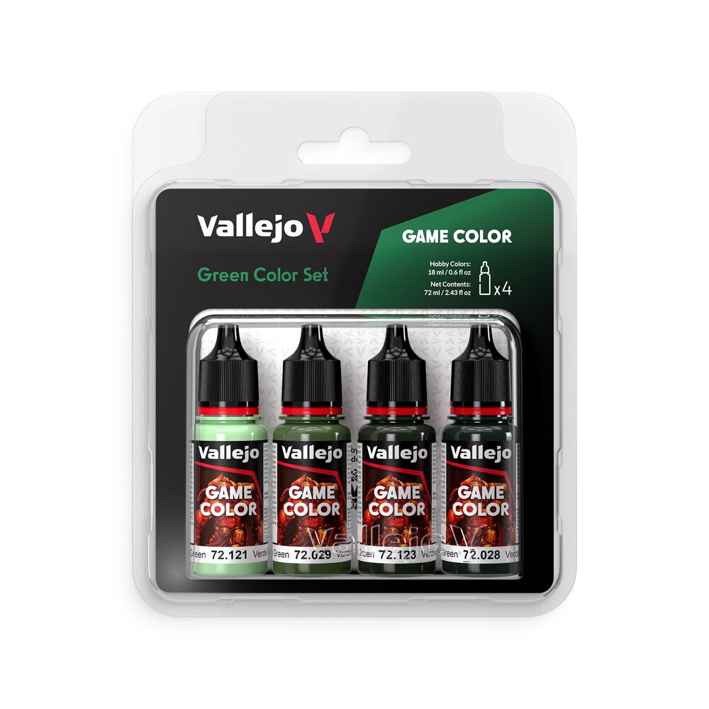 Game Color: Green Color Set 18 ml