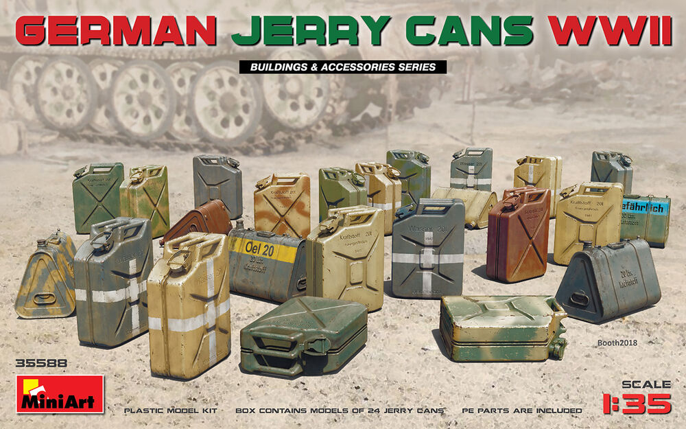German Jerry Cans Set WW2