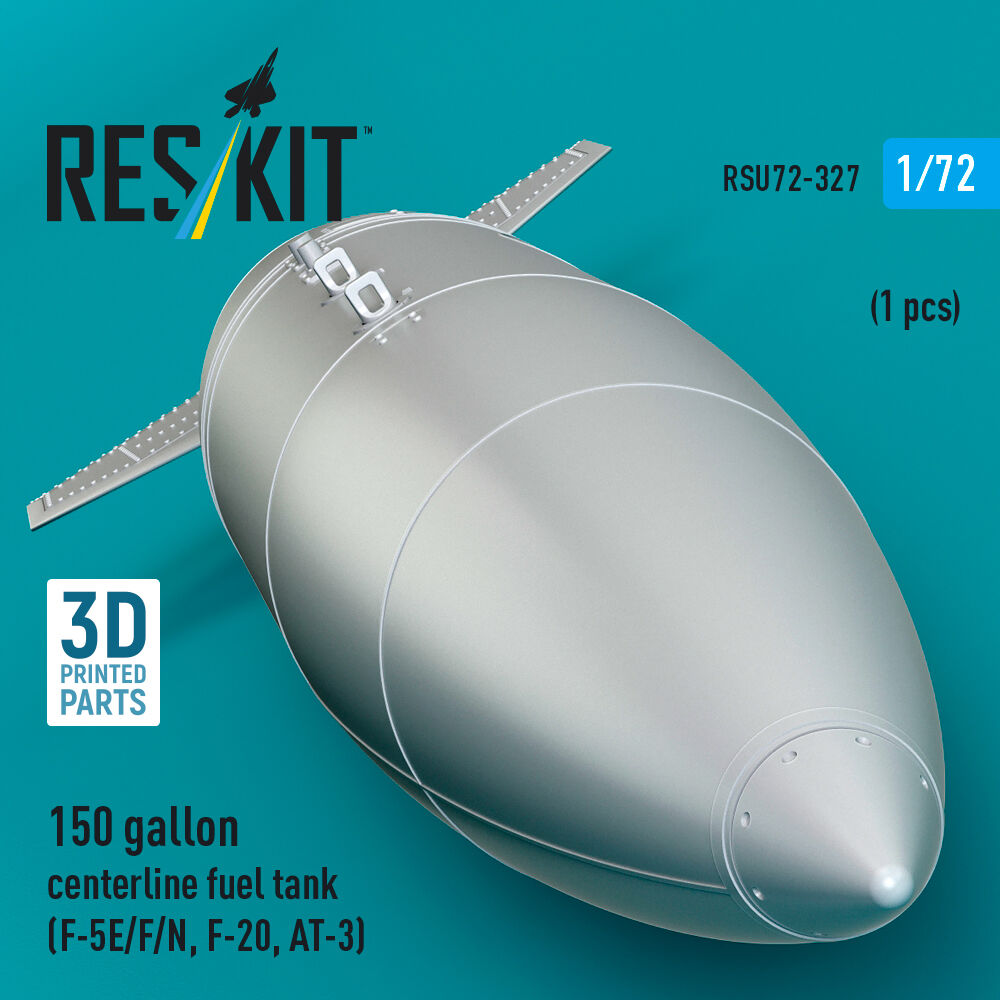 150 gallon centerline fuel tank (F-5E/F/N, F-20, AT-3) (1 pcs) (3D Printed)