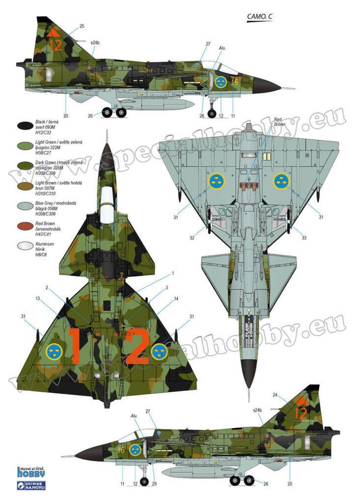 JA-37 Viggen Fighter