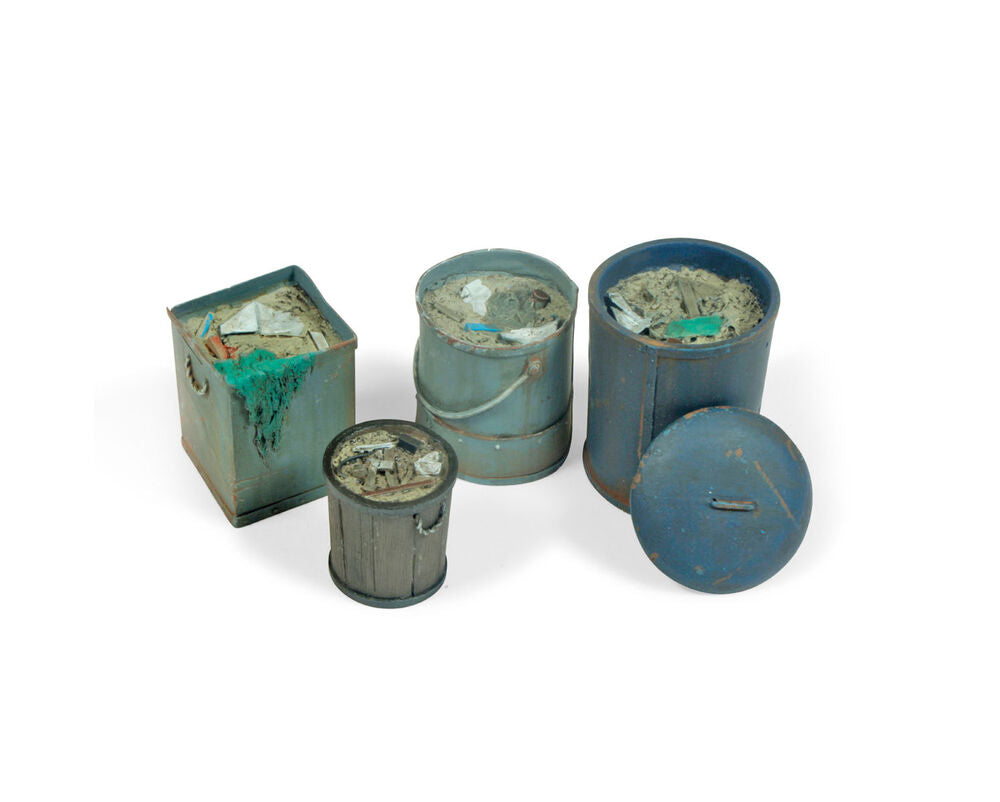 Vallejo Scenics: Assorted Garbage Bins #2