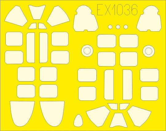 P-51B/C framed canopy LööKplus 1/48