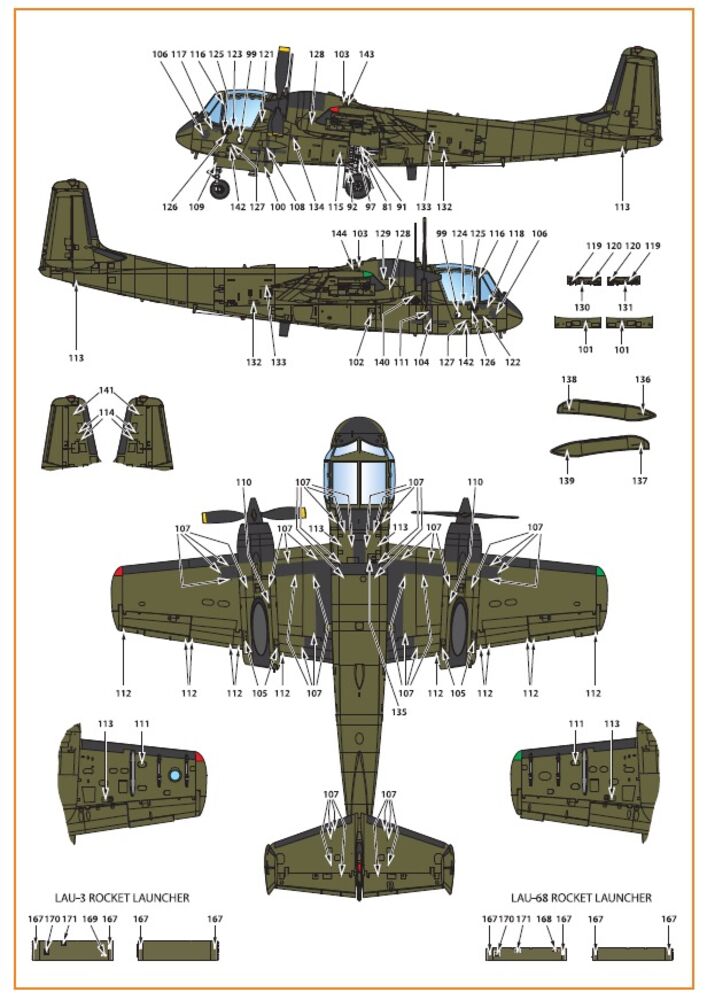 OV-1 A/JOV-1A Mohawk decal set