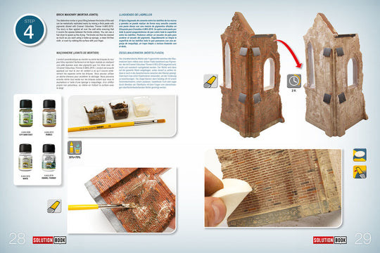 SOLUTION BOOK 09 - How to Paint Brick Buildings (English, Castellano, Francais, Deutsch)