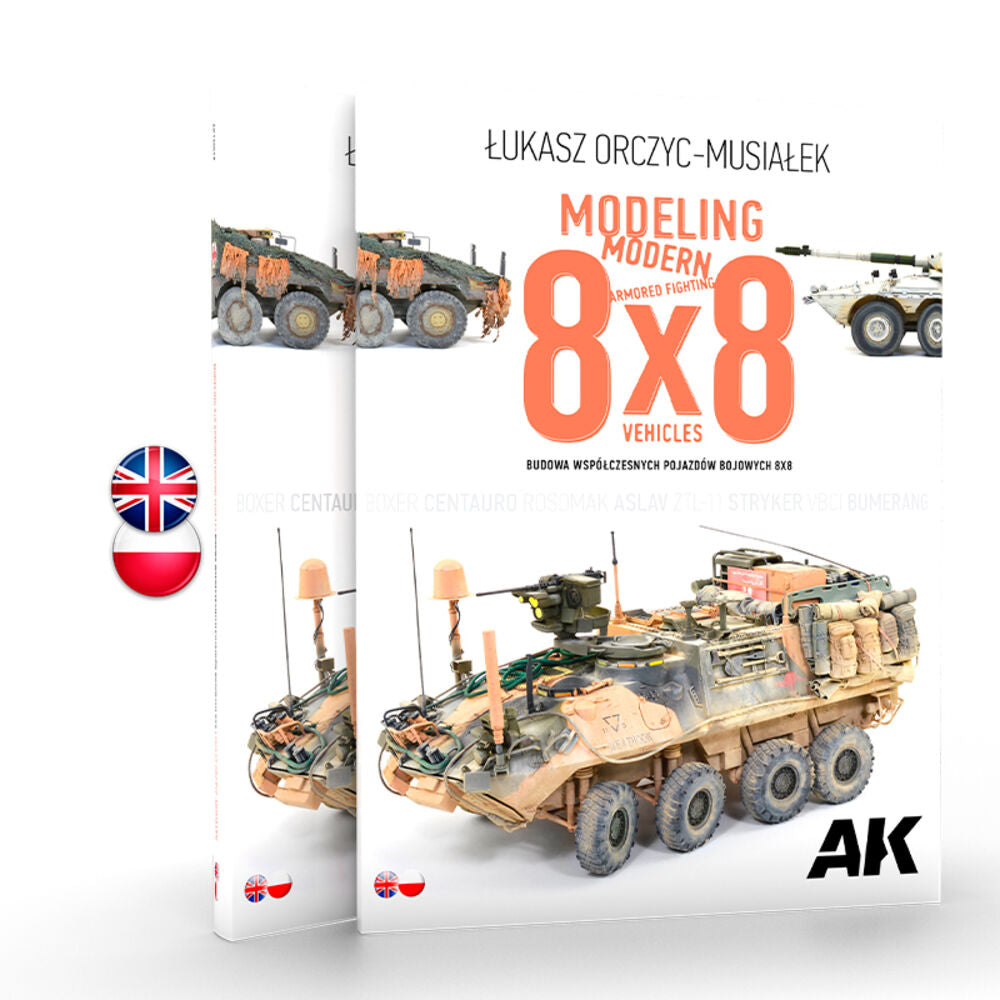 Modeling Modern Armored Fighting 8x8 Vehicles Bilingual English - Polish