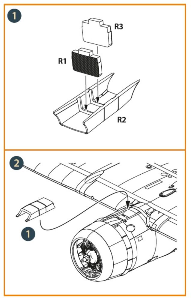 D3A2 VAL radiator set for Wingsy Kits