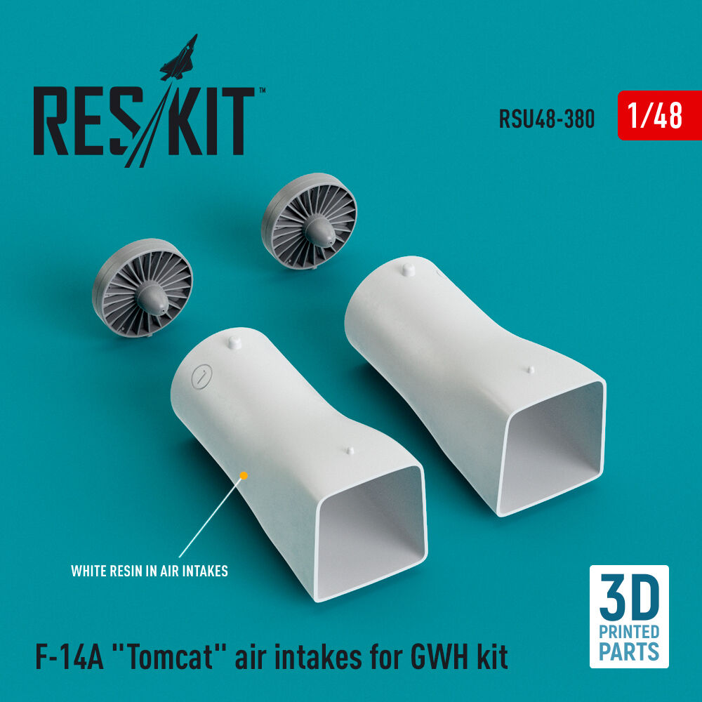 F-14A Tomcat air intakes for GWH kit (3D Printed)