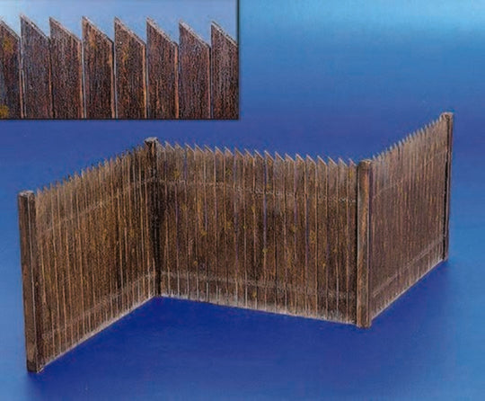 Lattenzaun aus echtem Holz