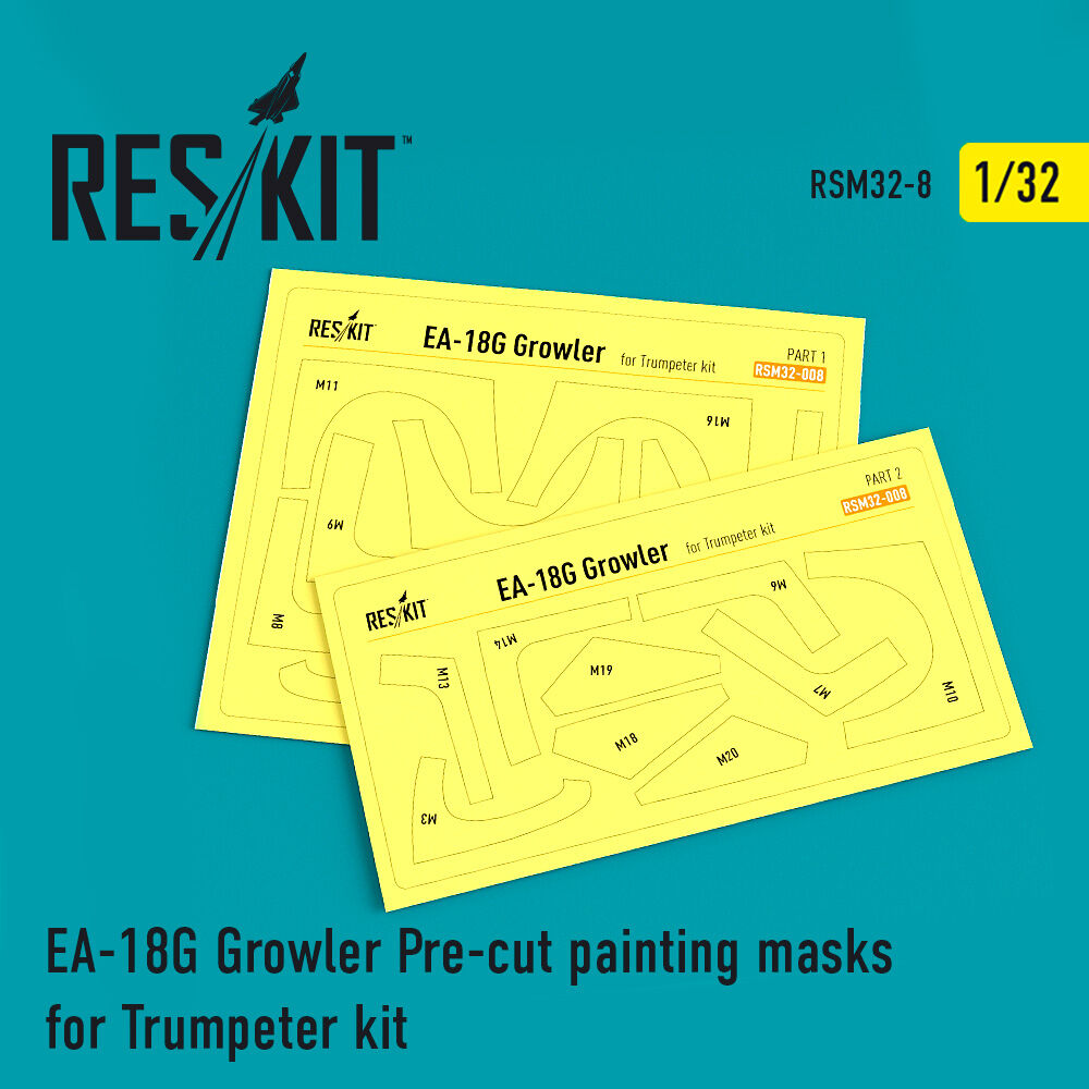 EA-18G Growler Pre-cut painting masks for Trumpeter kit