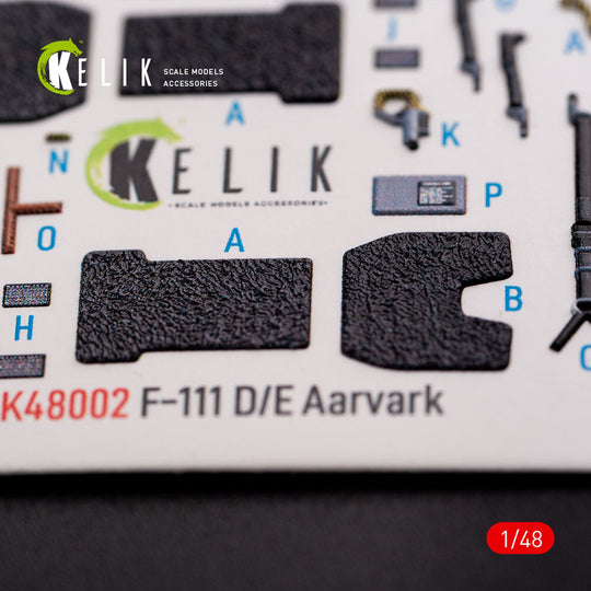 F-111 D/E Aardvark interior 3D decals for HobbyBoss kit