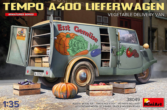 Tempo A400 Lieferwagen. Vegetable  Delivery Van