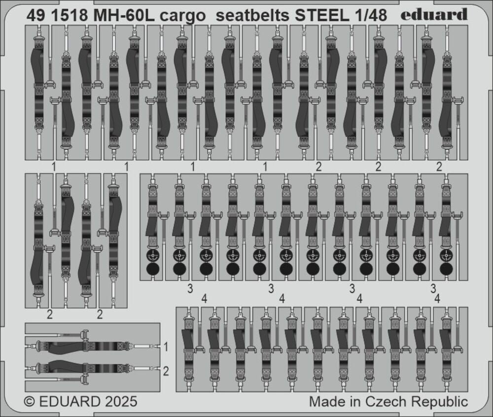 MH-60L cargo seatbelts STEEL  ICM