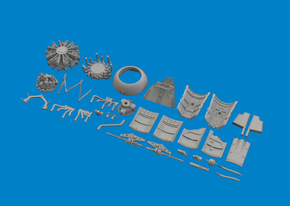 Fw 190A-6 engine & fuselage guns  EDUARD