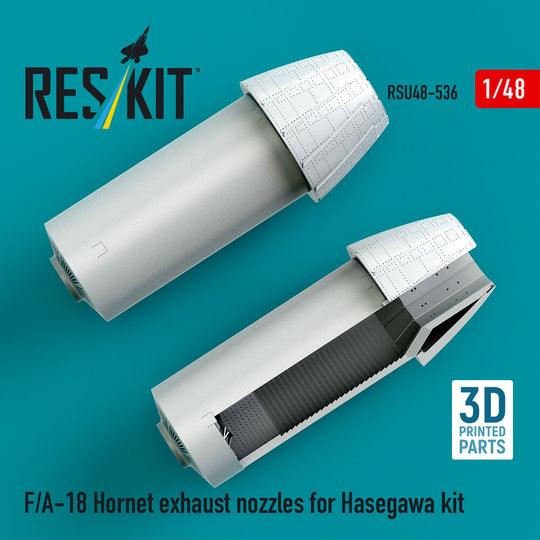 F/A-18 Hornet exhaust nozzles for Hasegawa kit (3D Printed)