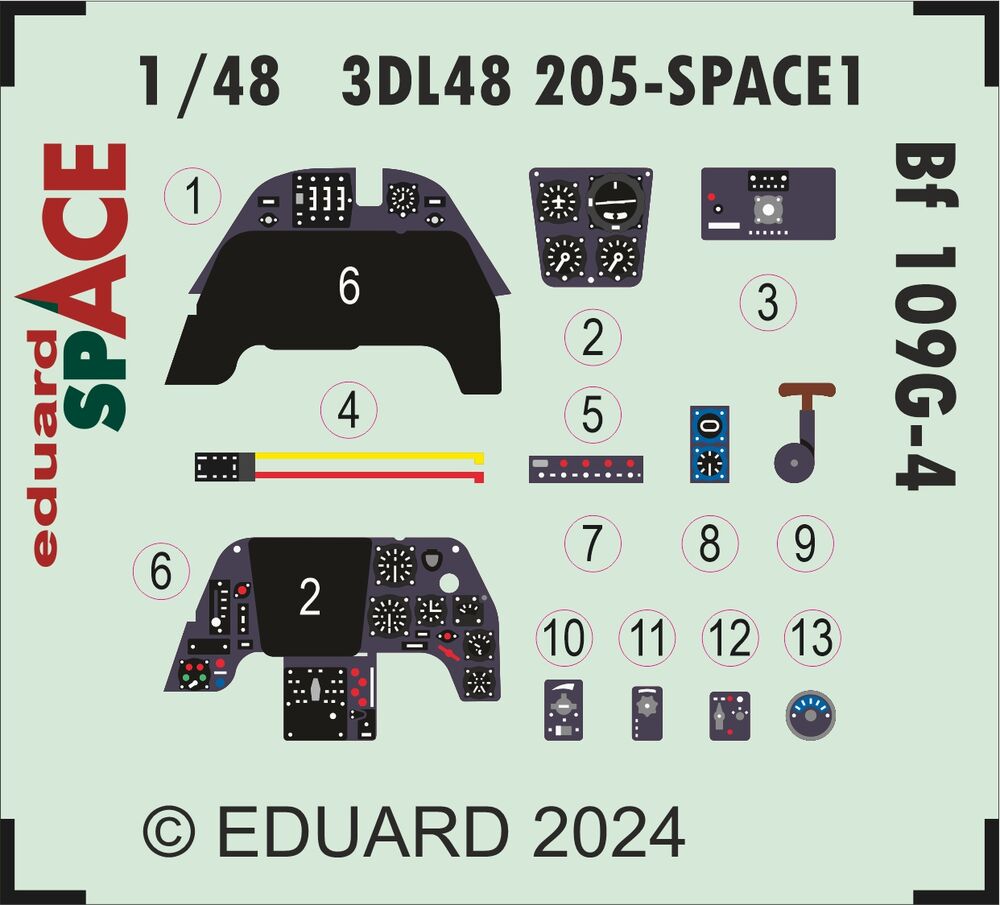 Bf 109G-4 SPACE  EDUARD