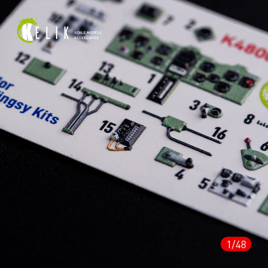 A5M2B Claude interior 3D decals for WingsyKits kit