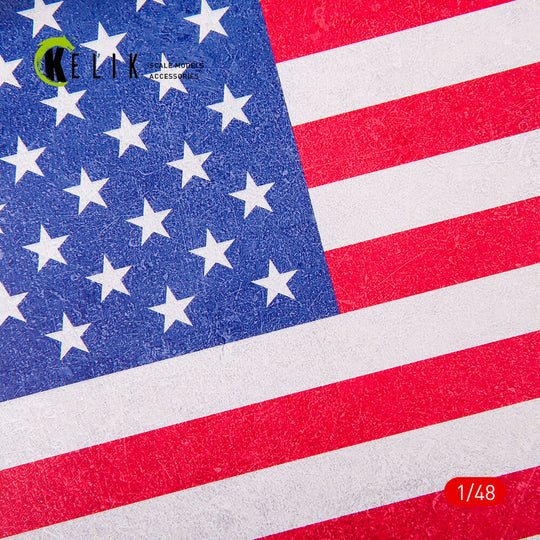 USA Flag - Acrylic 3 mm (410 x 270 mm) (410 g)