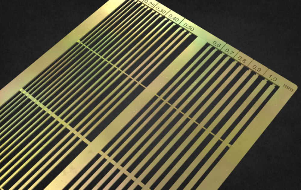 PE Brass Strips A: 0,2 - 1 mm (0,10mm thickness)