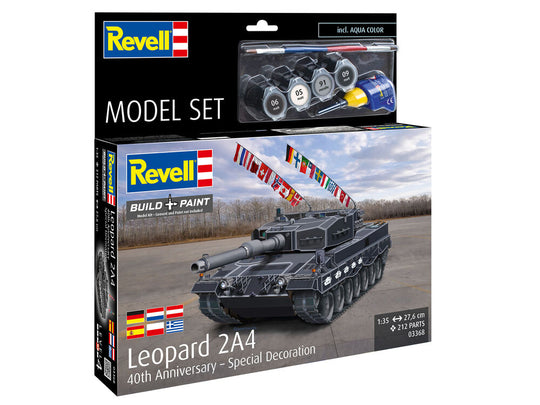 Model Set Leopard 2A4 - Special Decoration 40th An