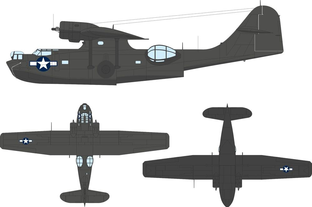 PBY-5A US national insignia (stars & bars) for Eduard / Revell