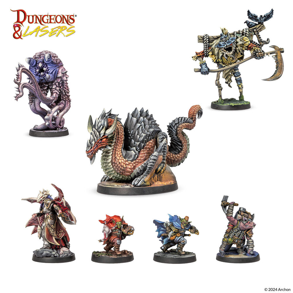 Dungeons & Lasers Miniatures: HORRORS OF DEUSLAIR