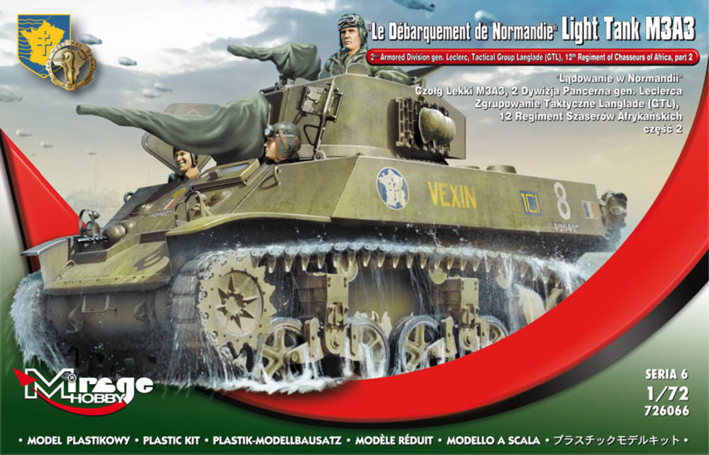 Le Débarquement de Normandie" Light Tank M3A3,