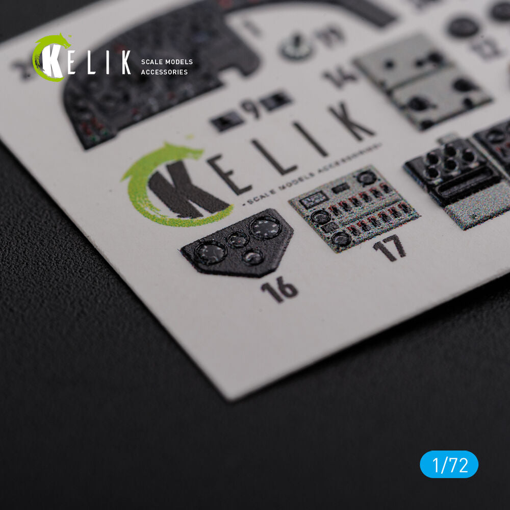 KI-21 interior 3D decals for ICM kit
