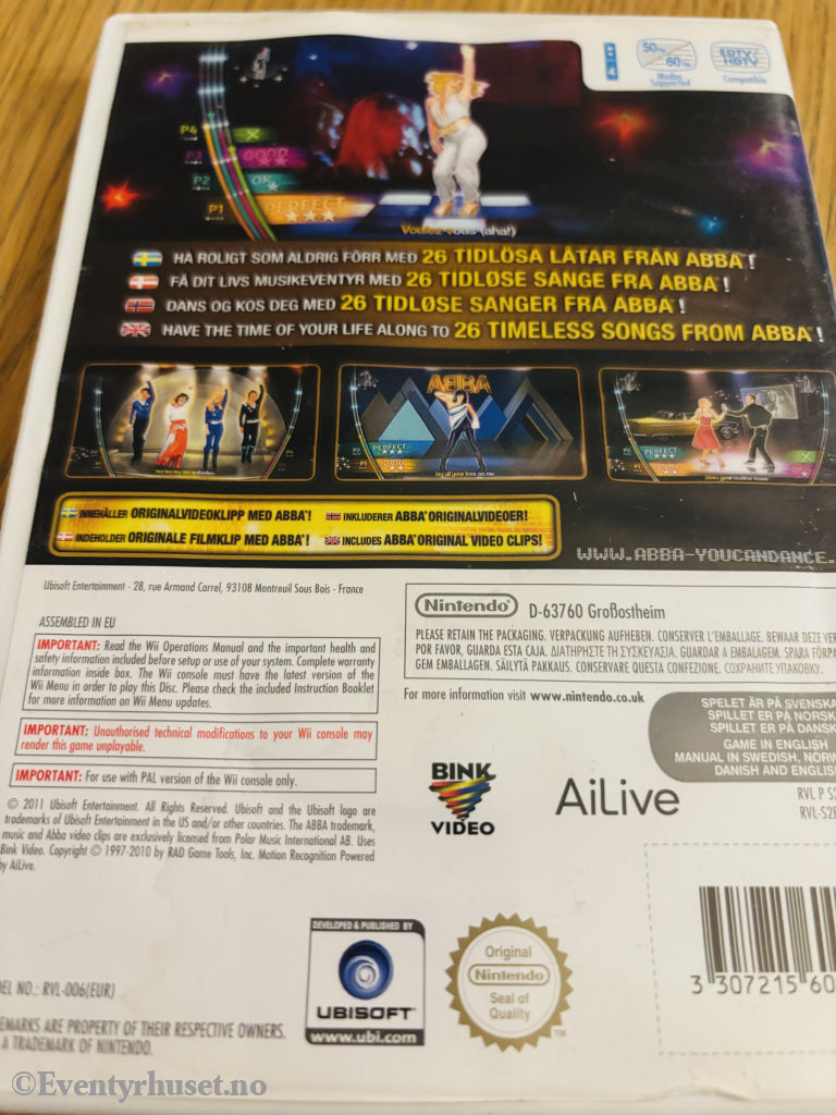 ABBA You Can Dance . Nintendo Wii.