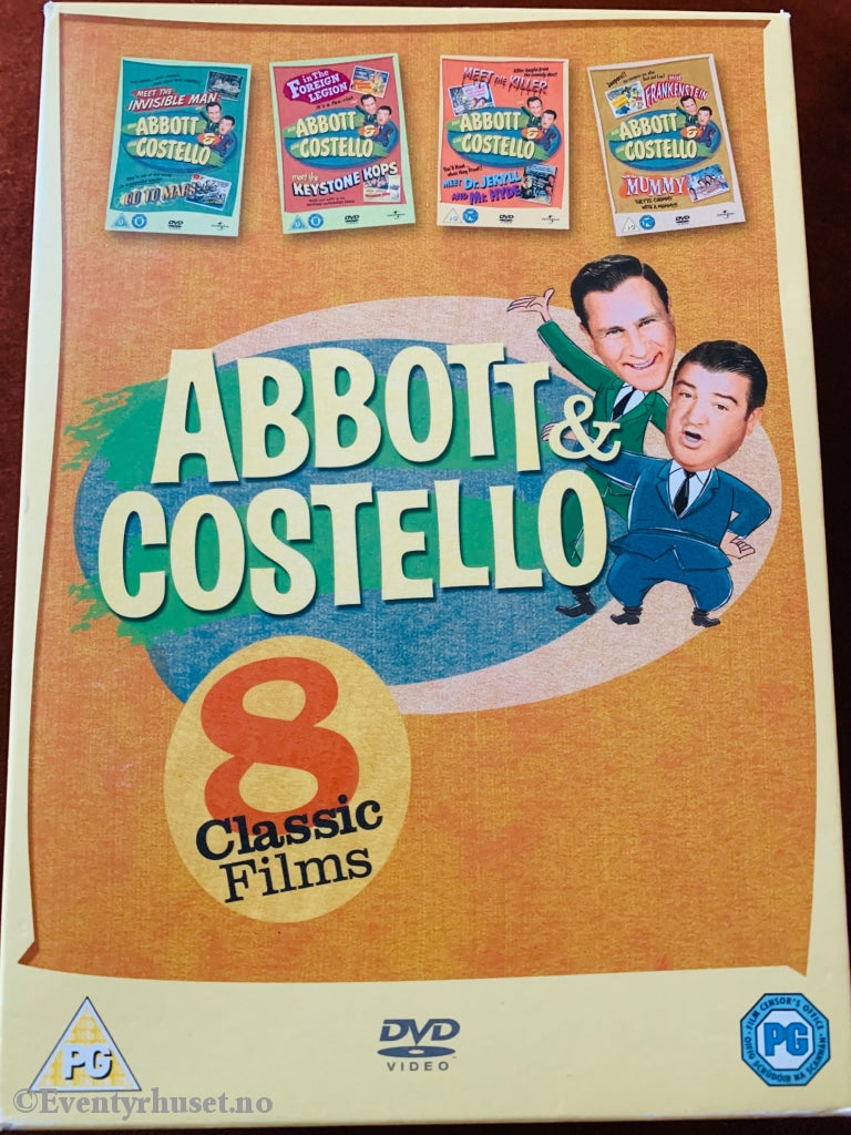 Abbott & Costello. Dvd Samleboks.